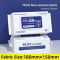 Lingettes désinfectantes à 75% d'alcool, 60 unités, grande taille de tissu 180x150mm - Lingettes à l'Alcool Épaissies Bleu Clair 60 Feuilles (Qualité Médicale)