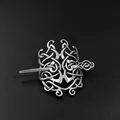 Vintage silberne keltische Knoten Wikinger Haarnadel für Damen mit filigranem Metalldesign - Antik-Silber Geflochtener Keltischer Knoten Haarstab (6#)