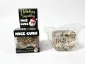 Christmas-themed holiday squishy cube with multi-colored glitter for stress relief - Rainbow Christmas (Sequin) / Box Packaging