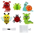 Insekten Wabenbälle Hängedekoration Set für Kinder Geburtstag Party und Sommerdekoration. - 6 Stk. Insekt Thema Waben Anhänger / Wie abgebildet