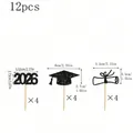 Graduation Combo Styles / 12 Pieces/Pack / Black