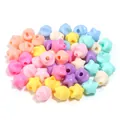 Perline stella in acrilico colorato per gioielli DIY fai da te, grandi perle pastello. - Pentagramma / 50 Pezzi / colori misti casuali