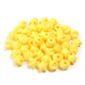 Perle in acrilico giallo sfuse per gioielli fai da te, bracciali fatti a mano e ciondoli telefono. - Pentagramma / 50 Pezzi / Giallo