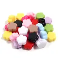 Perline di fiori in acrilico colorate perline sfuse con grande foro per gioielli fai da te - Fiore / Set da 30 / colori misti casuali