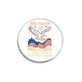 USA 250 Jahre Jubilaeum Gedenkmuenue patriotischer Adler Abzeichen Sammlerstueck Metall - Zukunft der Freiheit Skyline (YP0800)