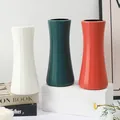 Vase a fleurs en plastique minimaliste nordique vase decoratif geometrique moderne salon - Vase cintré