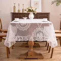 Bianco Cerchio Floreale / 140*240cm