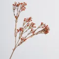 Ramo di fiori artificiali in erba brinata arancione, ca. 52 cm, ideale per decorazioni. - Arancione