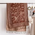 Caramel Red Brown / 190*69cm (Including Tassels)