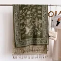 Green / 190*69cm (Including Tassels)