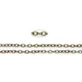 Antique bronze metal link chain for DIY jewelry crafting and bracelet extension - Chain / 3x2mm (5 Meters/Pack) / Antique Bronze