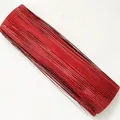 Red metallic laser grass tinsel fringe tassel for Christmas birthday party decorations - 43cm / Laser Red