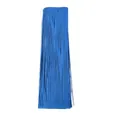 Bright blue PVC laser cut fringe streamers for Christmas and outdoor party decorations - 43cm / Solid Royal Blue (No Laser Effect)
