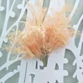 Artificial rime grass simulation flower autumn color wedding background decoration prop - Light Orange