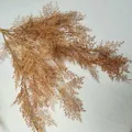 Artificial frost pine branch autumn color wedding background decorative floral supply. - Autumn Yellow