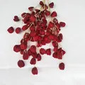 Red artificial fruit hanging string silk flower for wedding home party decoration props - Dark Red