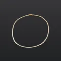 Elegante collana tennis in zircone oro catena clavicolare di lusso brillante donna - Collana Zirconia Corta / 33cm / Oro