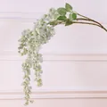 Künstliche Blauregen Hängeblume Seide Blumenranke für Hochzeit Party Heim Wand Dekor. - Grün