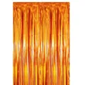 Cortina de flecos de papel brillante, guirnalda dorada para decoracion fiesta cumpleanos boda - 1 m de ancho, 2 m de alto / Bronce antiguo