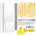 23pcs pottery clay sculpting tool set acrylic roller sheet metal scraper shaping craft kit - Pottery Tool Set