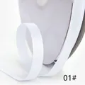 Nastro grosgrain bianco alta densità 1cm rocchetto per accessori capelli confezione regalo - Bianco