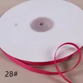 Nastro gros grain rosa da 1 cm per fiocchi per capelli confezione regalo accessori da cucito - Rosso rosa scuro 28#