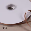 Nastro grosgrain marrone da 1cm in rotolo, ideale per regali, fiocchi e lavori creativi. - Caffè