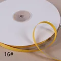 Nastro Grosgrain Giallo 1cm Variante per Fiocchi per Capelli Confezione Regalo Fai - Giallo Dorato