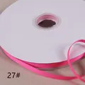 Nastro grosgrain rosa ad alta densità da 1 cm bobina di tessuto per fiocchi regalo - Rosso rosa