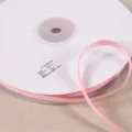 Nastro grosgrain alta densità 1cm rosa regalo fiocco confezione accessorio capelli stoffa - Rosa