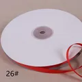 Nastro gros-grain rosso ad alta densità da 1 cm per confezioni regalo fiocchi e fai - Rosso