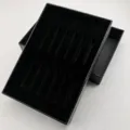 Zwarte stropdas clip geschenkdoos lege opbergdoos voor heren accessoires etalage - 12-delige geschenkdoos