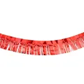 Red metallic foil fringe curtain tinsel garland for party and wedding decoration background - Red