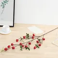 Artificial Pomegranate Branch Fake Red Fruit For Home Living Room Wedding Decor. - Large Hawthorn - Yellow