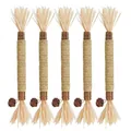 Cat chew toy silvervine stick raffia gall fruit molar teething toy detail view 5pcs - Medium Size Total Length 21 cm