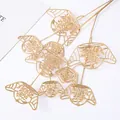 Gold Chinese New Year decorative leaves hanging pendant festive home spring festival decor branch - Fortune Decoration / Gold