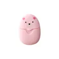 Recipiente portátil de oso rosa para láminas de jabón desechables para viajes y manos limpio - 50 Piezas / Rosa