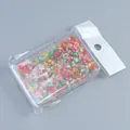 Colorful dried small star flowers in clear box, natural DIY craft floral arrangement material. - 200 Pieces/Pack (Plastic Box) / Light-mix