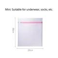 Filet à linge à mailles fines 20x30cm mini sac de lavage pour sous-vêtements délicats - Style Standard (13g)