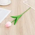 Seul brin de fleur de tulipe rose mini artificielle pour décoration de mariage et photo accessoire - Rose Clair