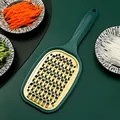 Multi-functional stainless steel vegetable grater in elegant green and gold finish - Gold with Green Handle