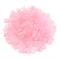 Rosa Acryl Sternperlen mit Goldfolie und Leuchteffekt, ideal für DIY Schmuck Armbänder Basteln. - Goldstaub-Rosa