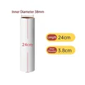 Replacement lint roller refill 24cm length with 38mm inner diameter for hair removal - 24cm Refill Roll (1 Roll 60 Sheets)
