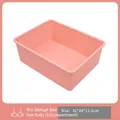 Pink single compartment plastic underwear storage box for bras and socks, 31x24x11.5cm - Bra Storage Box (No Lid) / Single Compartment / Pink