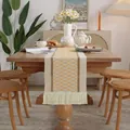 30*140cm / Yellow Rhombus Grid