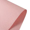 Pink embossed waterproof wrapping paper for floral bouquets and DIY crafts gift wrapping supplies - 10 Sheets; 53*53cm / Lotus root pink