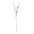 Dettaglio di un ramo decorativo dorato glitterato da 43 cm per l'albero di Natale - Oro Champagne Con Bacche