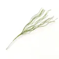 43cm artificial green glittery curly dragon whisker branch for Christmas tree decoration - light green (without fruit)