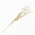 43cm gold glitter berry branch for Christmas tree decoration and floral arrangement - Golden Ribbon Fruit
