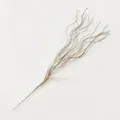 43cm gold glitter curly branch for Christmas tree decoration and floral arrangements - Champagne gold (without fruit)
